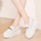 Damen modische Plateau-Schuhe mit eleganter Schnalle R&B