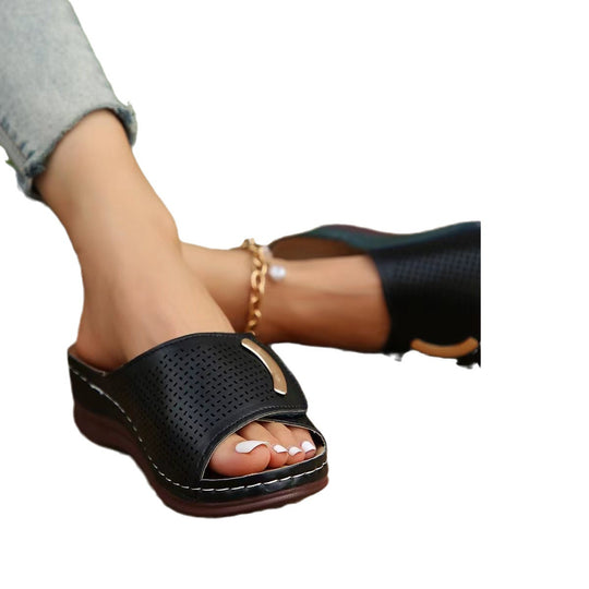 Damen Offene Clogs mit atmungsaktiver Obermaterialstruktur und modischem Design R&B