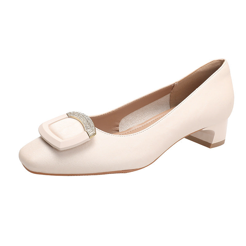 Damen Elegante Ballerinas mit modischem Schmuckdetail