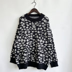 Damen legerer Pullover mit tierischem Muster R&B