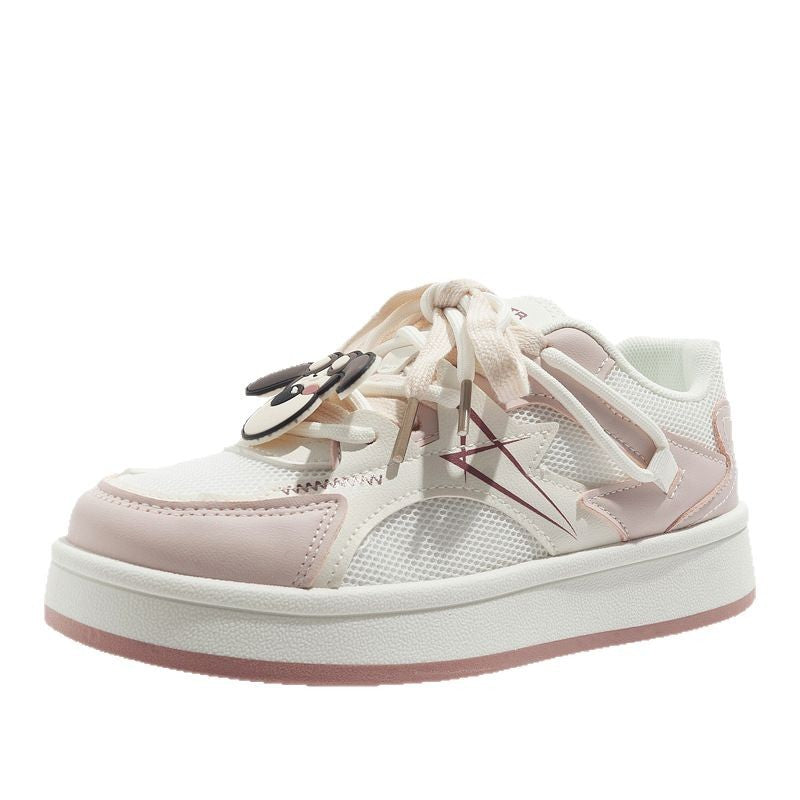 Damen Sneakers mit verspieltem Tiermotiv und innovativer Schnürung