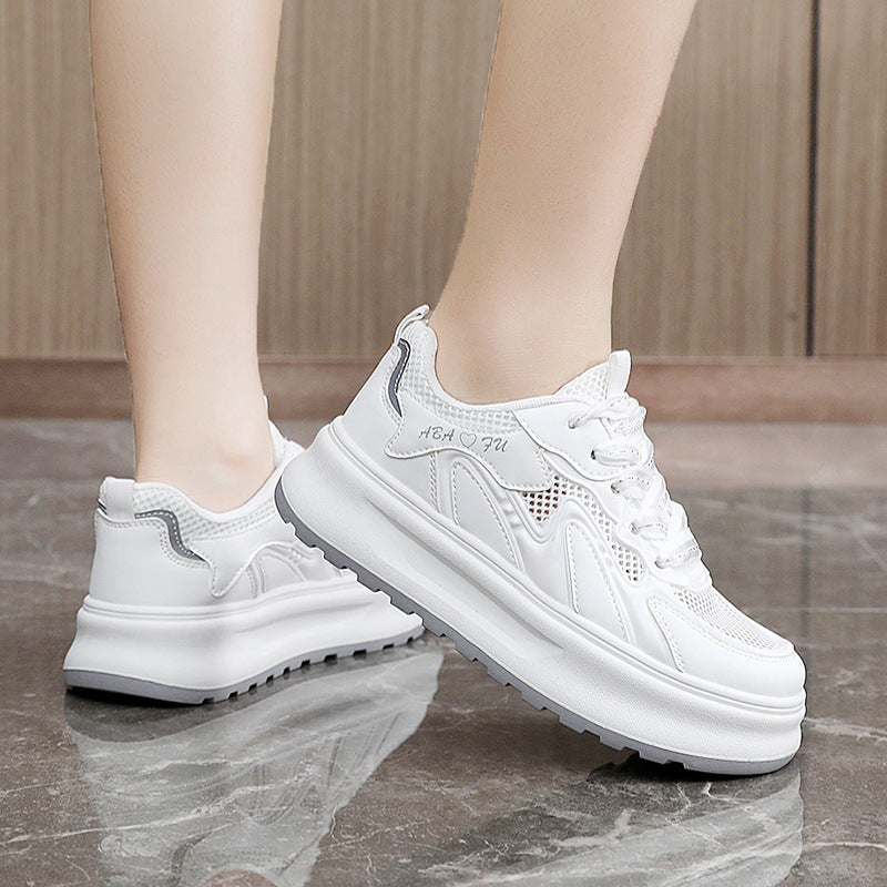 Damen modische Sneakers mit atmungsaktiver Mesh-Oberfläche und dämpfender Sohle R&B