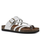 Damen Riemchen-Sandalen mit geflochtenem Design und verstellbarem Riemen R&B