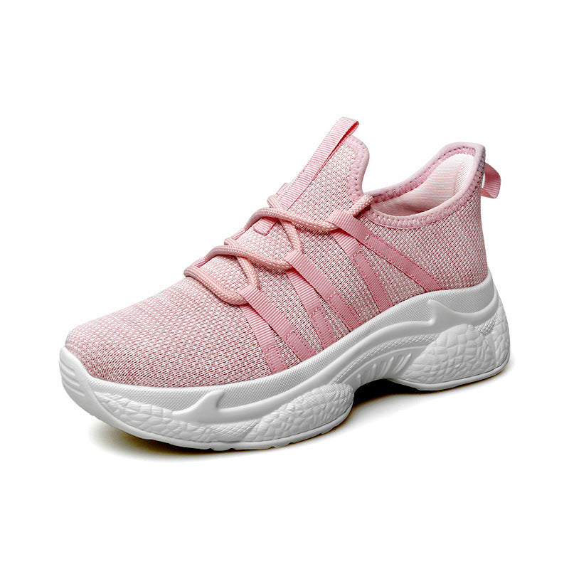 Damen Sportliche Sneaker mit elastischem Halt und atmungsaktiver Oberflächenstruktur R&B