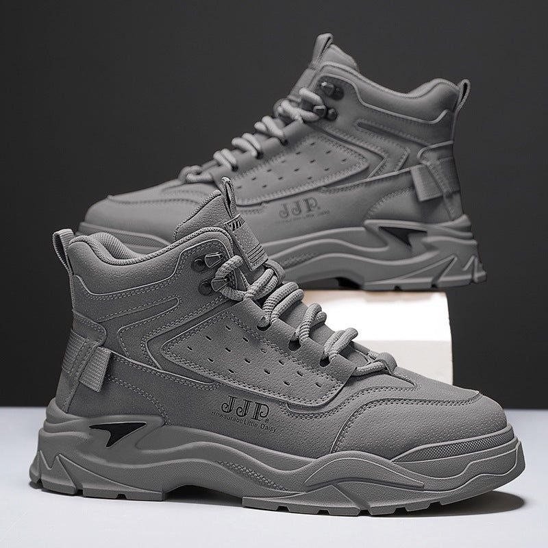 Damen Sportliche High-Top Sneakers mit dämpfender Sohle R&B