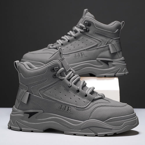 Damen Sportliche High-Top Sneakers mit dämpfender Sohle R&B