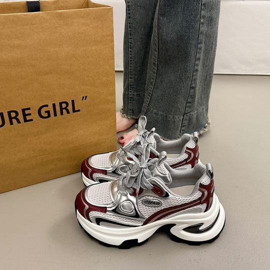 Damen Chunky Sneakers mit ergonomischer Dämpfung und sportlichem Design R&B
