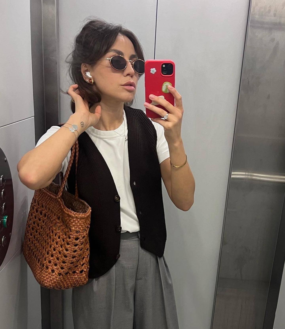 Damen elegante Business-Jacke mit strukturiertem Design und praktischen Taschen R&B