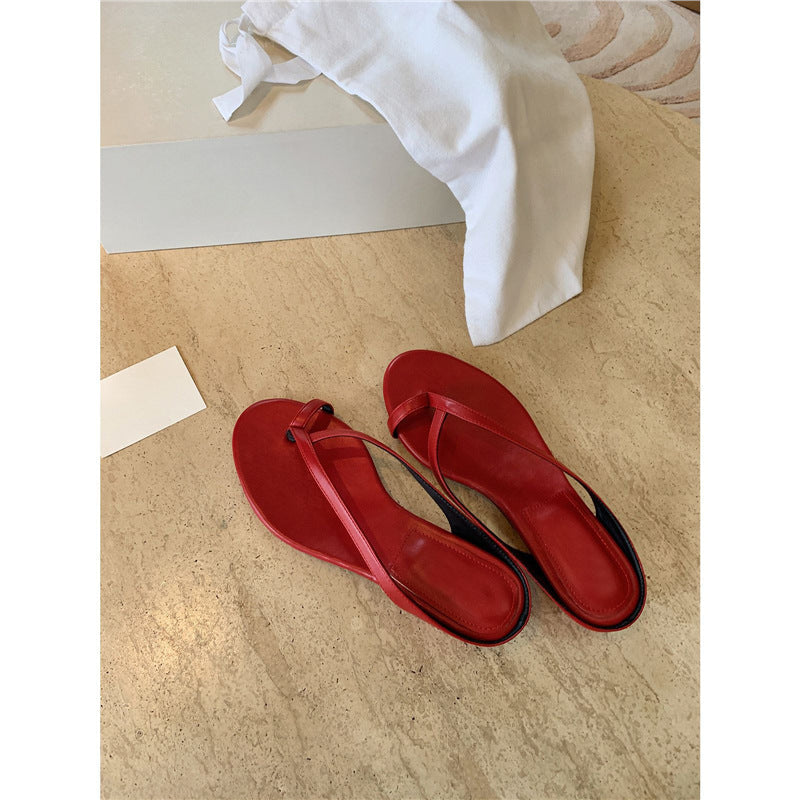 Damen Zehentrenner-Sandalen mit eleganten Riemen und komfortabler Sohle R&B
