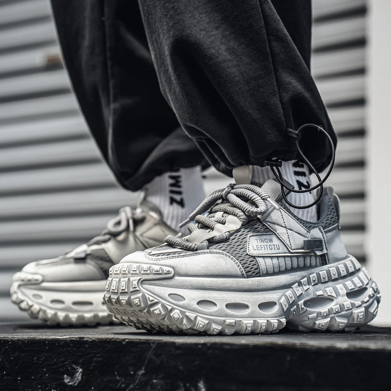 Damen Sportliche High-Top Sneakers mit einzigartigem Design und dämpfender Sohle R&B