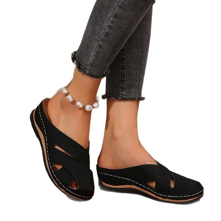 Damen Clogs mit atmungsaktiven Cut-Outs und rutschfester Sohle R&B