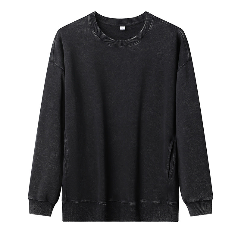 Damen lässiger Sweatshirt mit seitlichen Taschen R&B