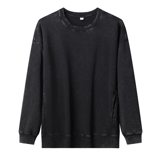 Damen lässiger Sweatshirt mit seitlichen Taschen R&B