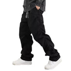 Herren lässige Cargo-Hose mit elastischem Bund und praktischen Taschen R&B
