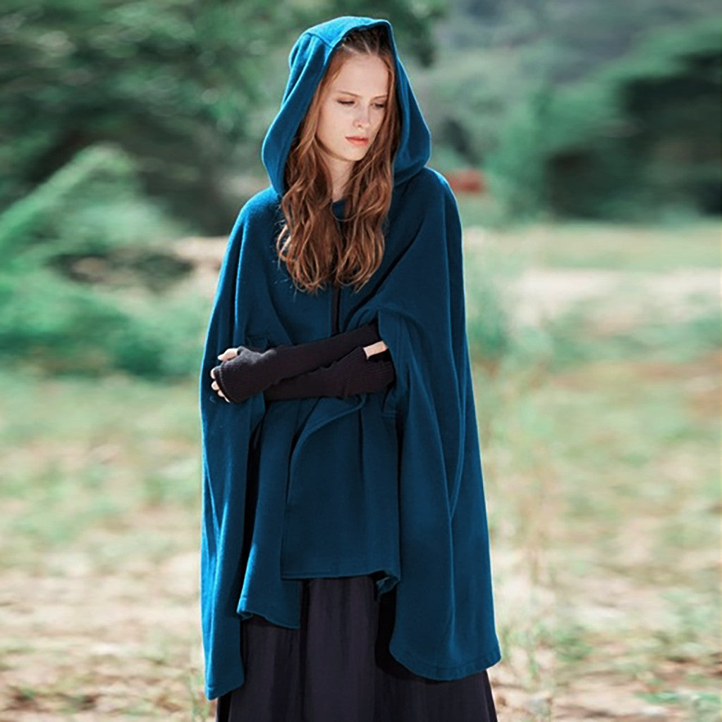 Damen Überwurf Poncho R&B
