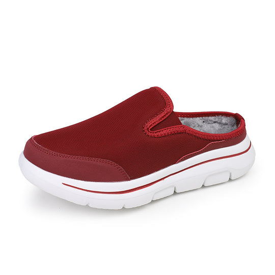 Damen Bequeme Slip-On Clogs mit kuscheligem Innenfutter R&B