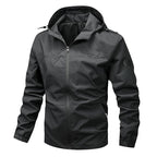 Herren wetterfeste Leichtjacke mit innovativem Kapuzensystem R&B