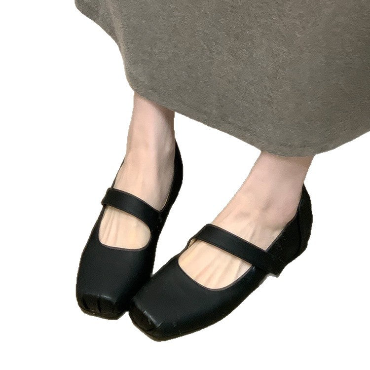 Damen Ballerinas mit elastischem Riemchen und komfortablem Fußbett R&B