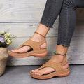 Damen Bequeme und modische Zehentrenner-Sandalen R&B