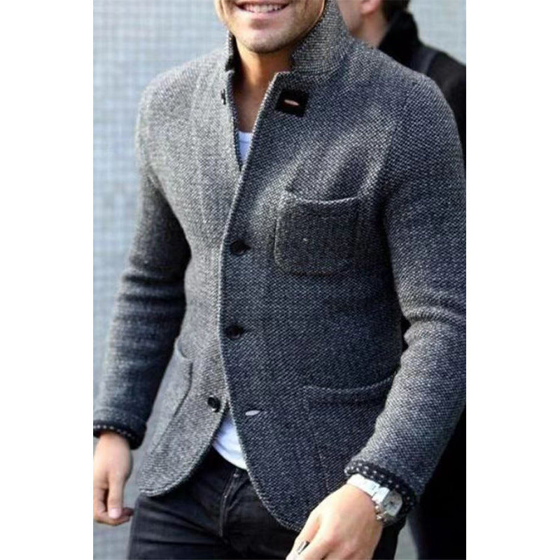 Herren Casual Chic Strickblazer R&B