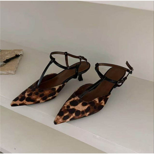 Damen spitze Slingback Ballerinas aus weichem Veloursleder R&B