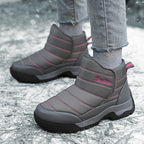 Damen Winterliche Sneakerboots mit isolierender Polsterung und rutschfester Sohle