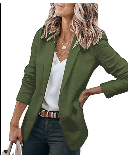 Damen komfortable Blazerjacke mit strukturiertem Design und eleganten Akzenten R&B