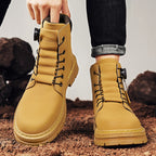 Herren robuste Schnürboots mit rutschfester Sohle und wasserabweisendem Obermaterial R&B