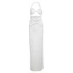 Damen Elegantes Maxikleid mit raffinierten Cut-Outs und Wickeldetails R&B