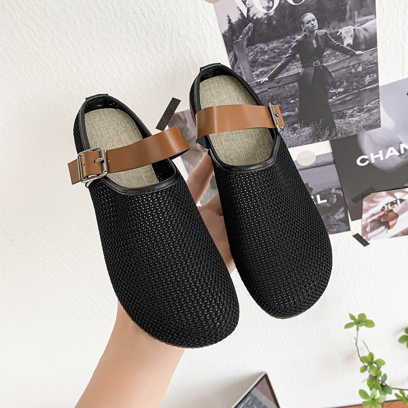 Damen Atmungsaktive Clogs mit verstellbarem Riemen R&B