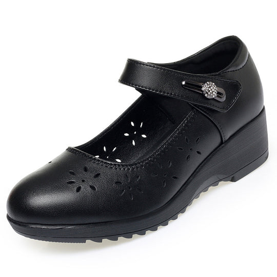 Damen Komfortable und elegante Mary Jane Schuhe mit modischem Riemen R&B