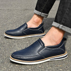 Herren Weiche Leder Slipper R&B