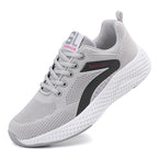 Damen nan nahtloser Strick-Sneaker mit elastischem Einstieg, Waben-Zwischensohle und anatomischem Komfortfußbett R&B
