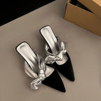 Damen eleganter Sling-Pump mit modischem Schleifendetail R&B