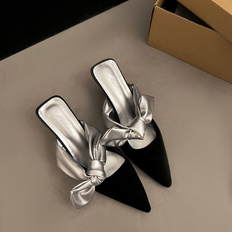 Damen eleganter Sling-Pump mit modischem Schleifendetail R&B