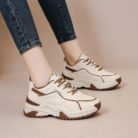 Damen Chunky Sneaker mit dämpfender Sohle und atmungsaktivem Obermaterial R&B