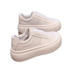 Damen Plateau Sneakers mit ergonomischer Sohle und atmungsaktivem Obermaterial