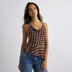 Damen elegantes Chiffon-Oberteil mit tiefem Wasserfall-Ausschnitt und taillierter Passform R&B