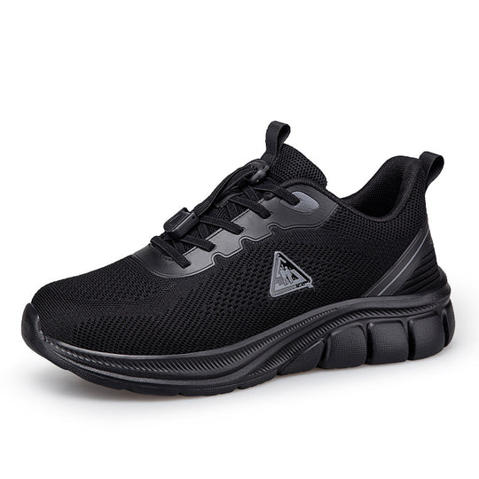 Damen nan leichter atmungsaktiver Strick-Walking-Sneaker mit Schnellzugverschluss und ergonomischer EVA-Dämpfung R&B