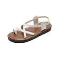 Damen Sandalen mit elegantem Kreuzriemen und komfortablem Fußbett