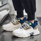 Damen Sportliche Chunky Sneakers mit atmungsaktiver Mesh-Oberfläche und stabiler Profilsohle R&B