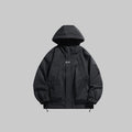 Herren multifunktionale Winterjacke mit isolierendem Fleecefutter und verstellbarer Kapuze R&B