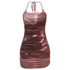 Damen Kurzkleid mit raffinierten Rüschendetails und atmungsaktivem Material R&B