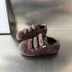 Damen Sportliche Sneakers mit praktischem Klettverschluss aus hochwertigem Wildleder R&B