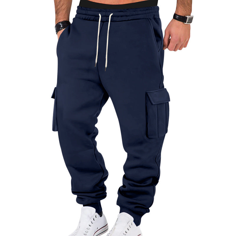 Herren Cargo-Sweatpants mit elastischem Bund und praktischen Seitentaschen R&B