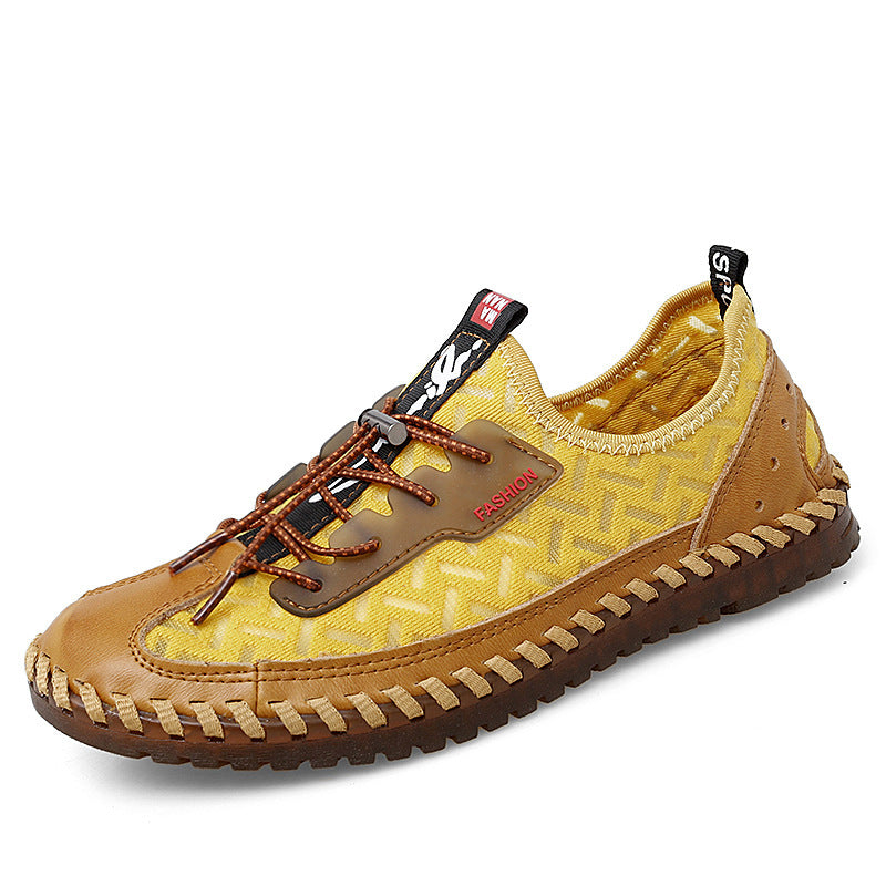 Herren Leichte und atmungsaktive Freizeitschuhe mit elastischen Schnüren R&B