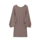 Damen lässiges Oversized-Kleid R&B