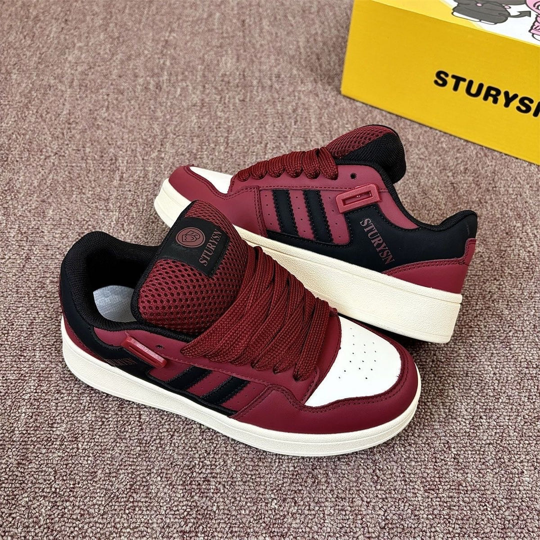 Damen Sportliche Sneakers mit atmungsaktivem Mesh-Obermaterial und dämpfender Sohle R&B