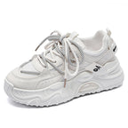 Damen Sportliche Chunky Sneakers mit atmungsaktiver Mesh-Oberfläche und gepolsterter Sohle R&B