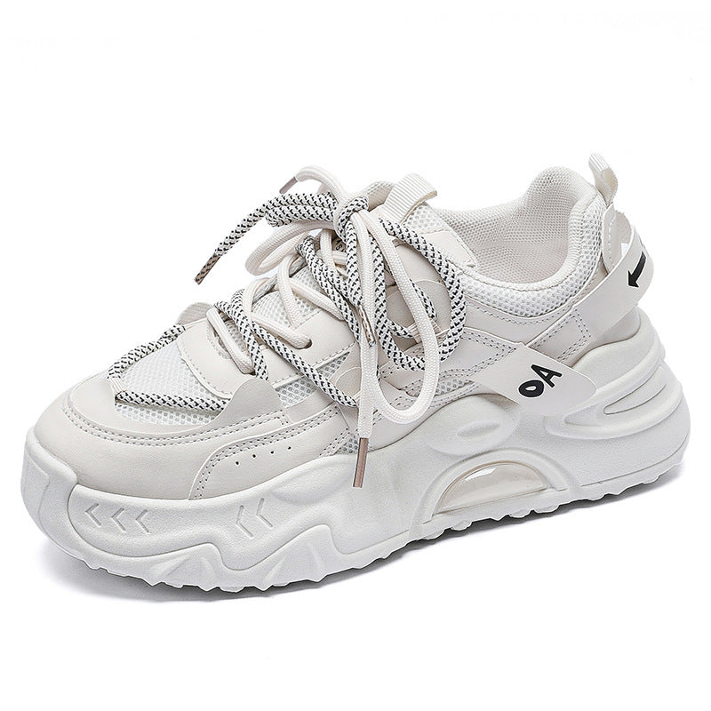 Damen Sportliche Chunky Sneakers mit atmungsaktiver Mesh-Oberfläche und gepolsterter Sohle R&B